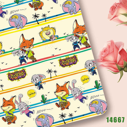 printed fabric 140x50cm14666