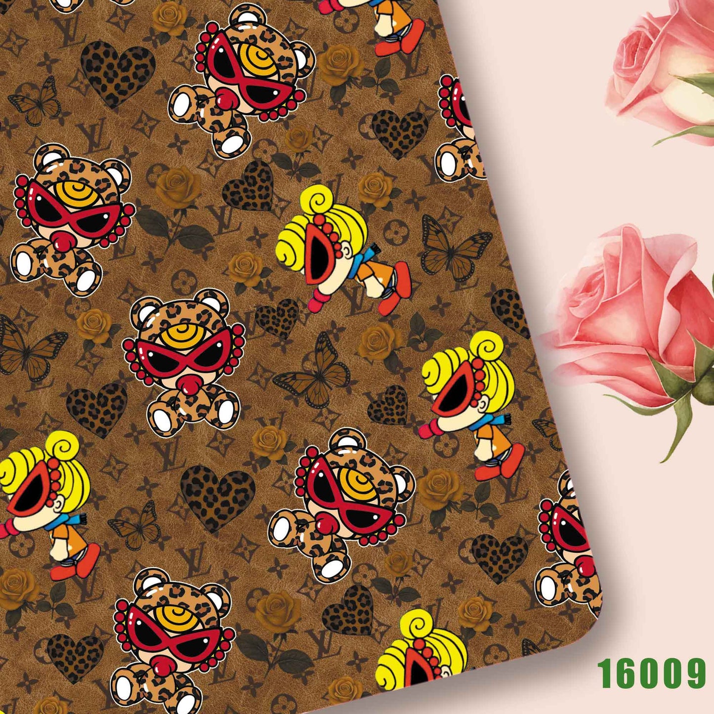 printed fabric 140x50cm16001