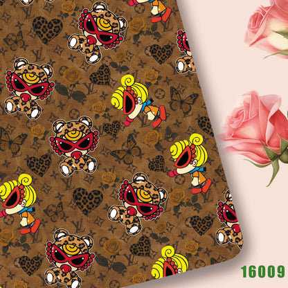 printed fabric 140x50cm16001