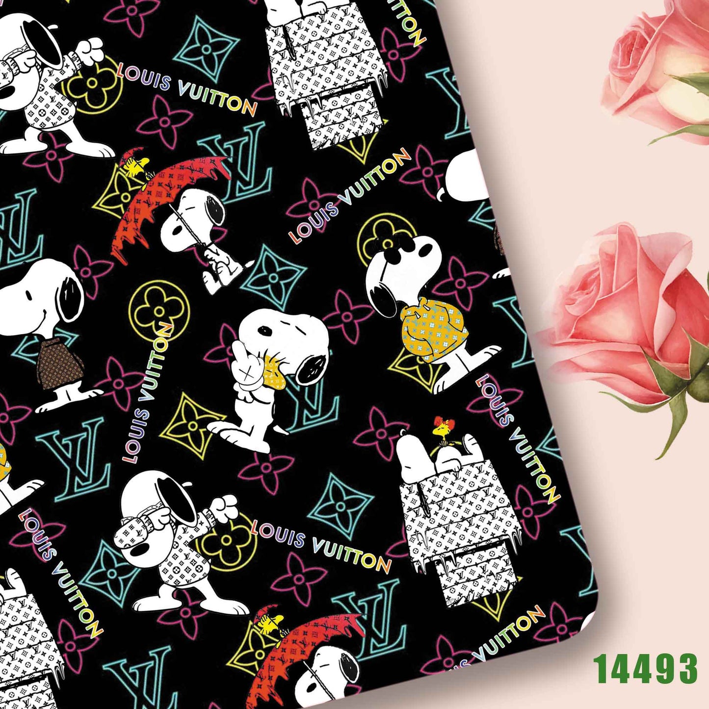 printed fabric 140x50cm14491