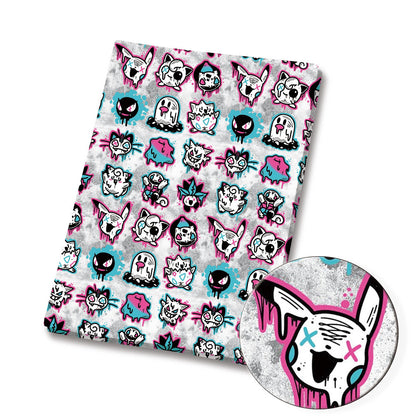 printed fabric 140x50cm