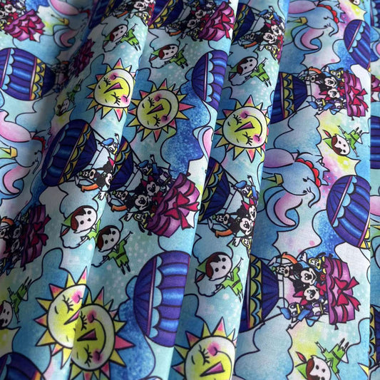 printed fabric 140x50CM