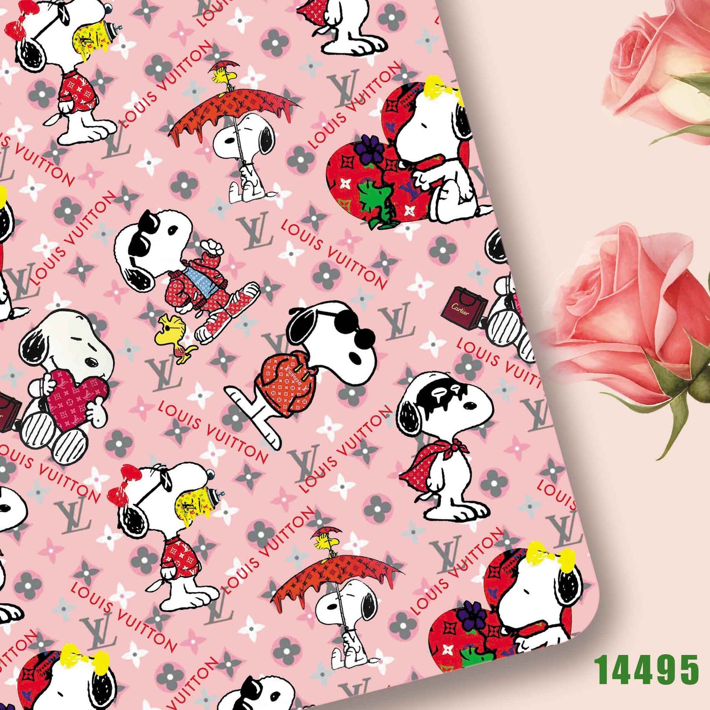 printed fabric 140x50cm14491