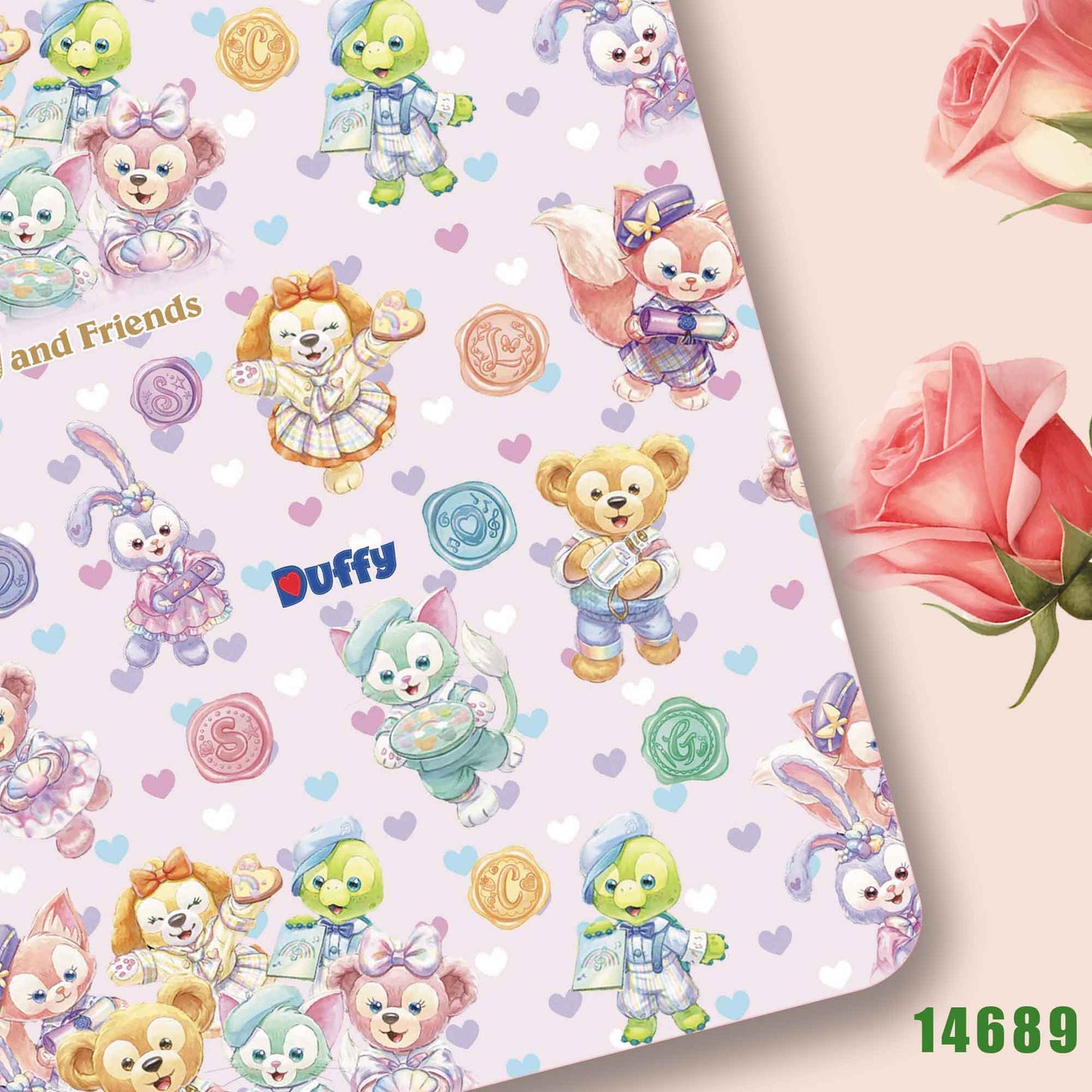 printed fabric 140x50cm14686