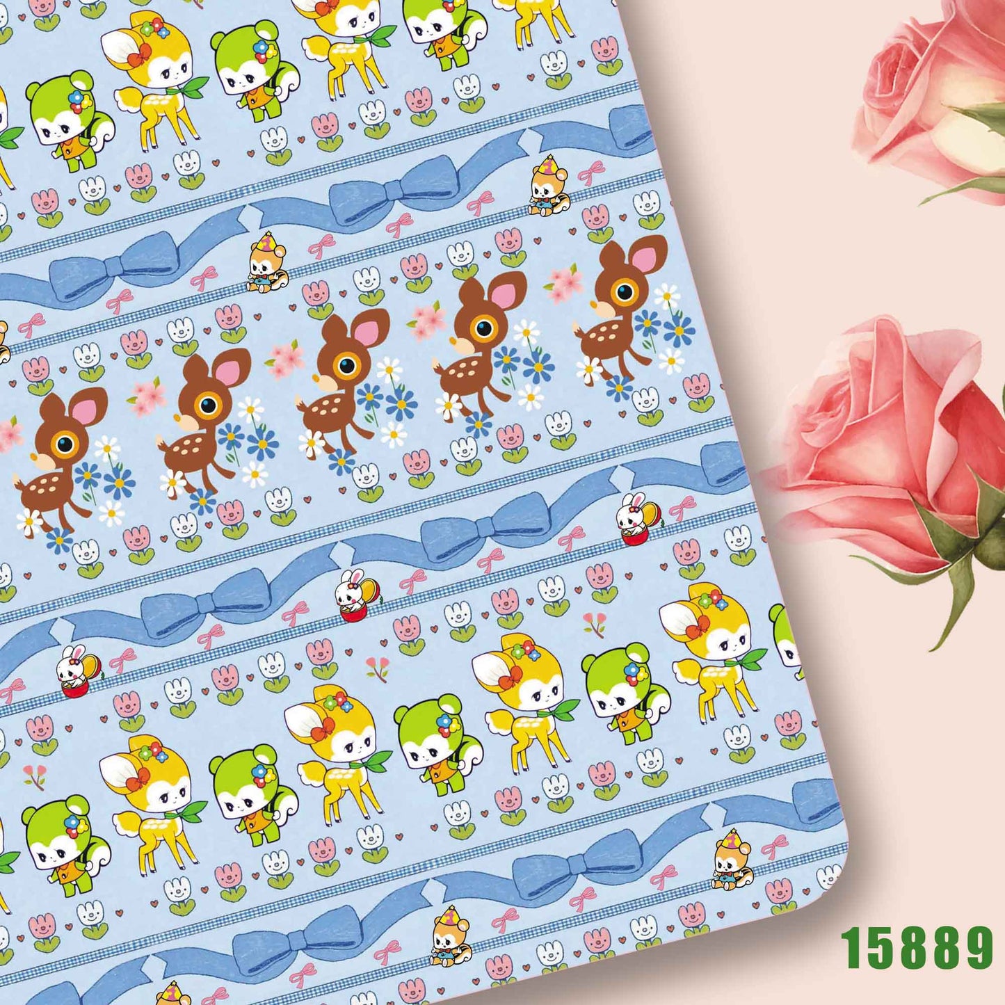 printed fabric 140x50cm15880