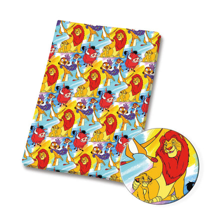 printed fabric 140x50cm