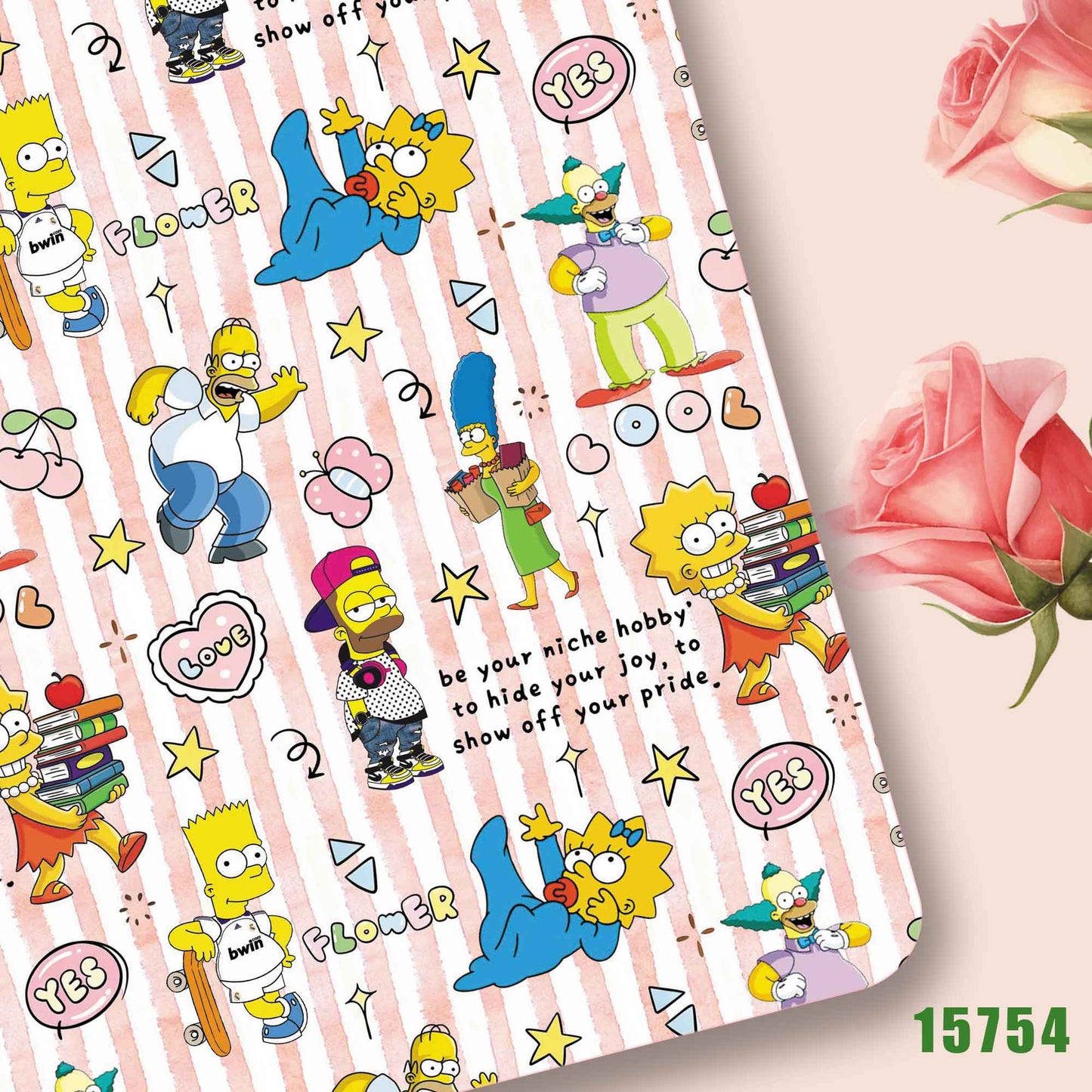 printed fabric 140x50cm15752