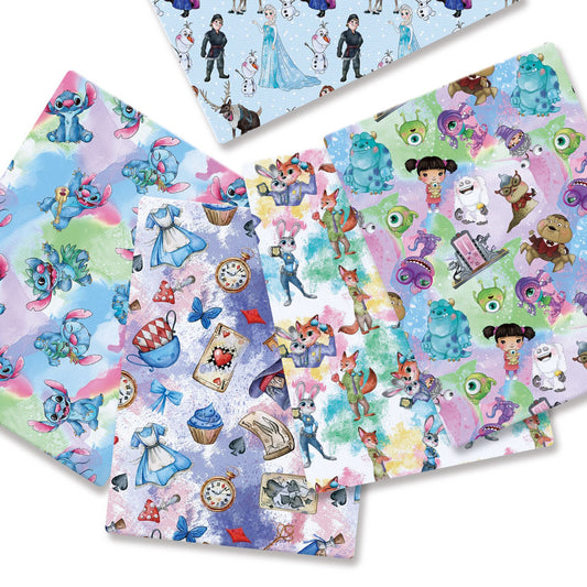 printed fabric 140x50cm