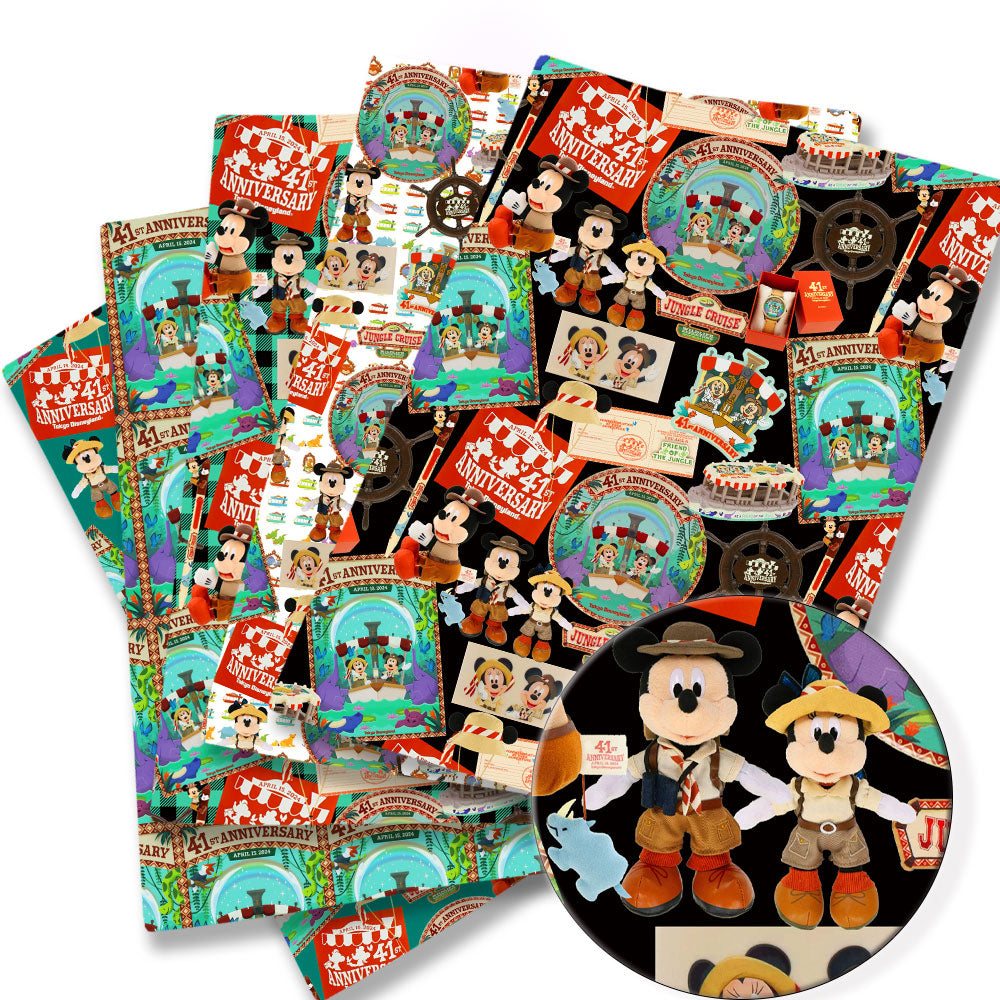 printed fabric 140x50cm