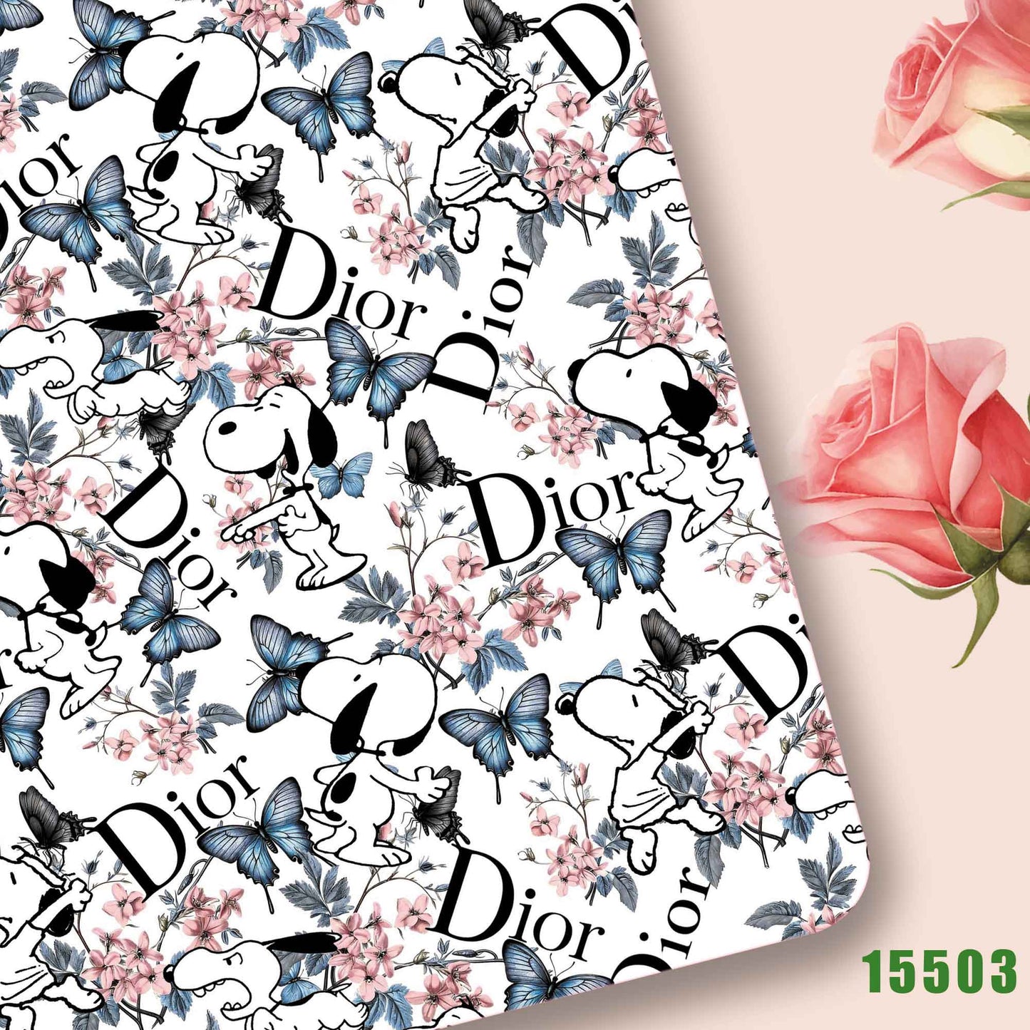 printed fabric 140x50cm15501