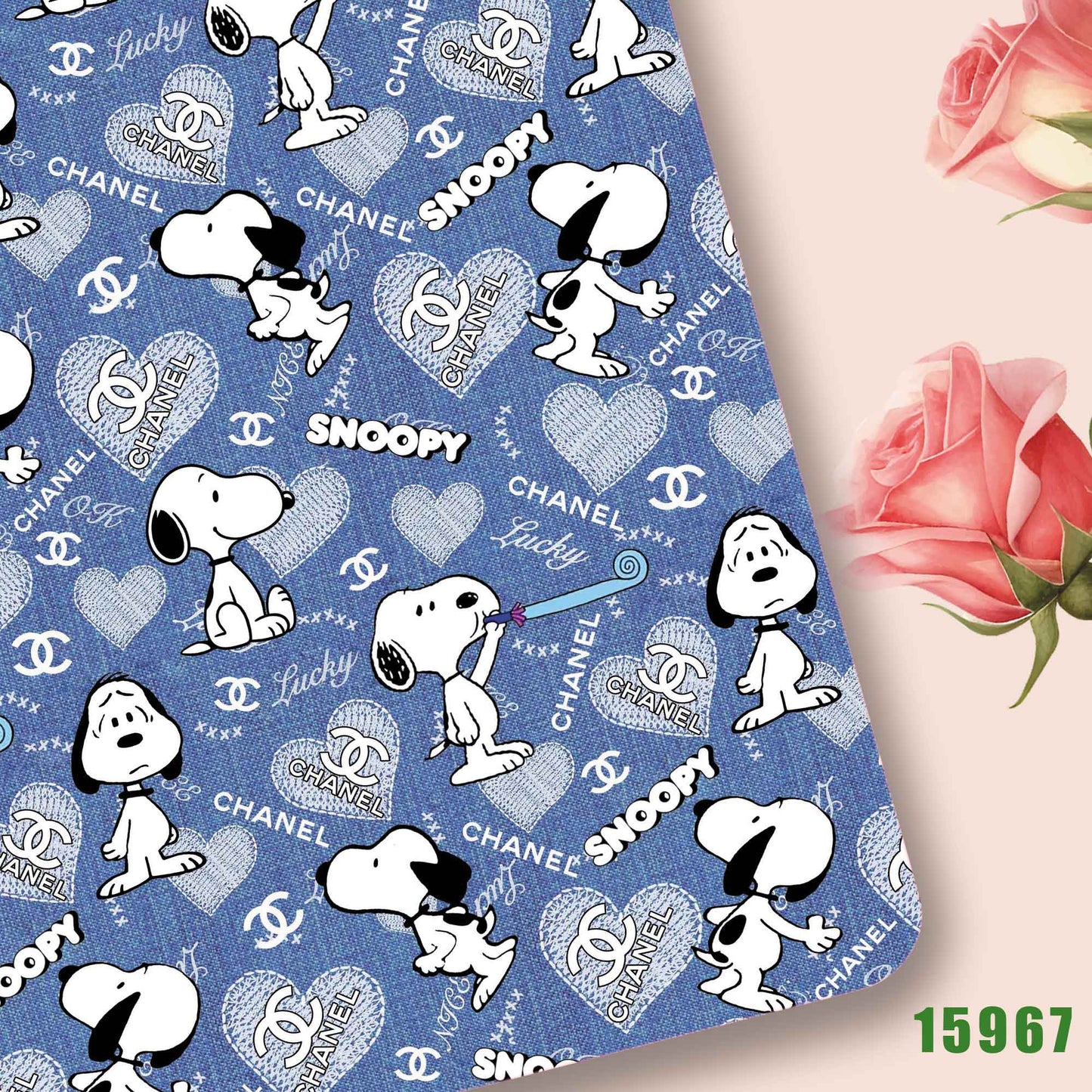 printed fabric 140x50cm15961