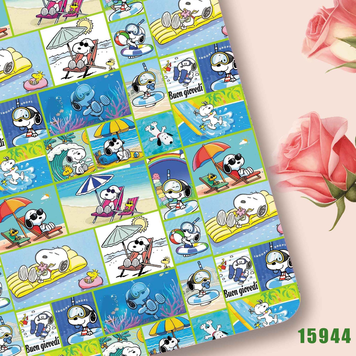 printed fabric 140x50cm15935