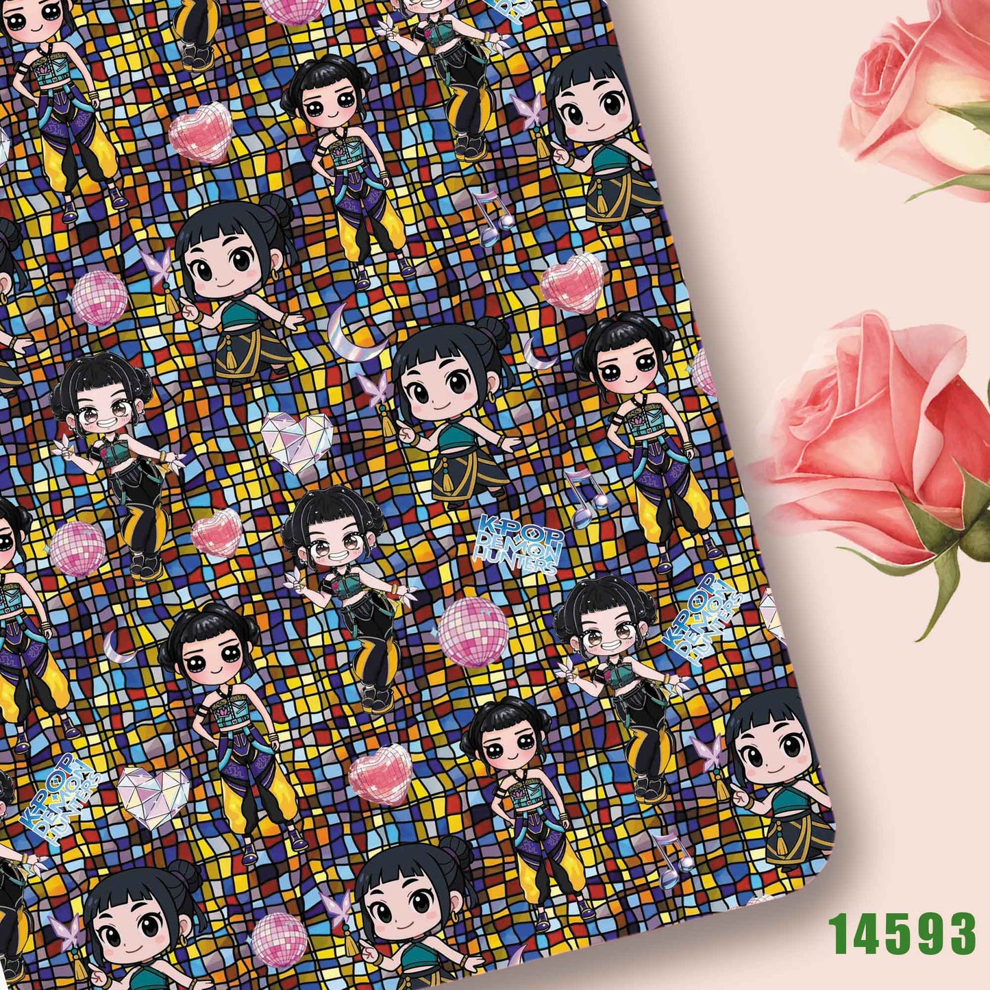 printed fabric 140x50cm