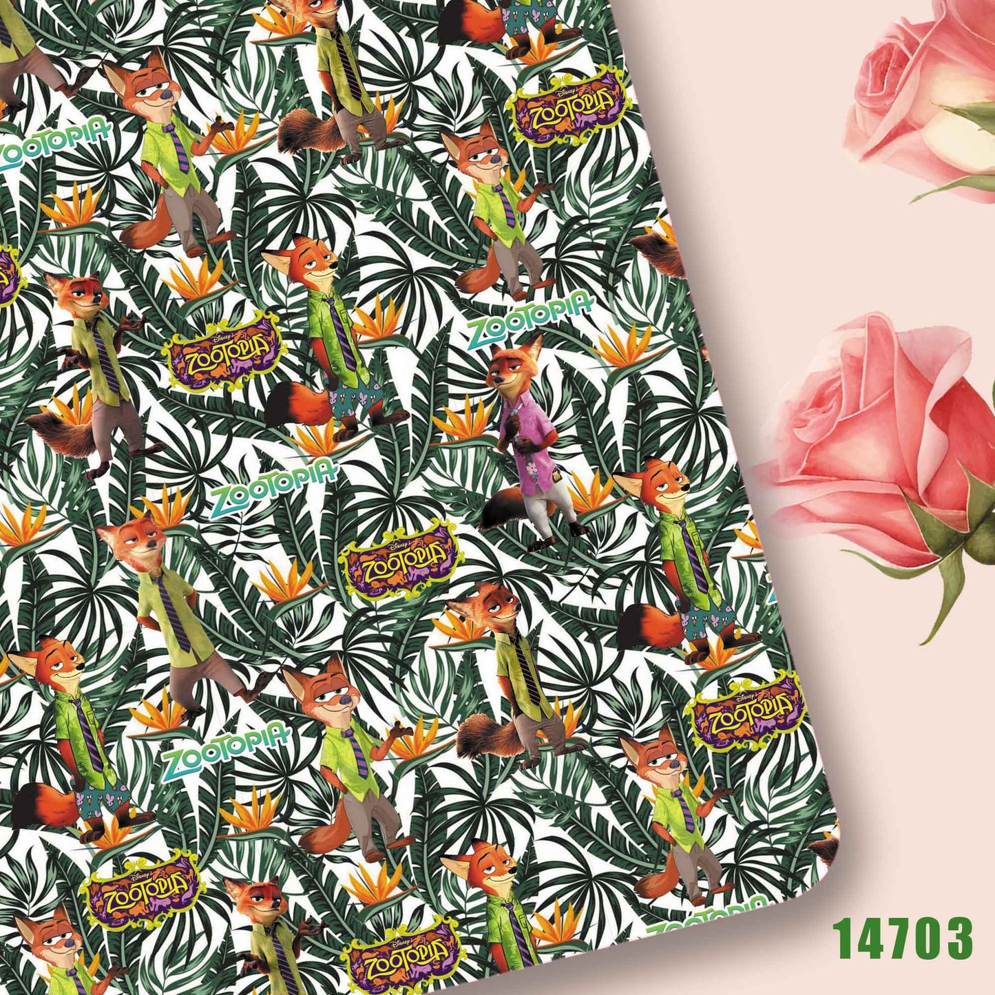 printed fabric 140x50cm14697