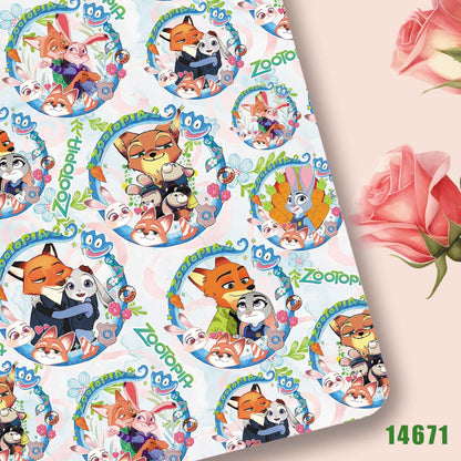 printed fabric 140x50cm14666