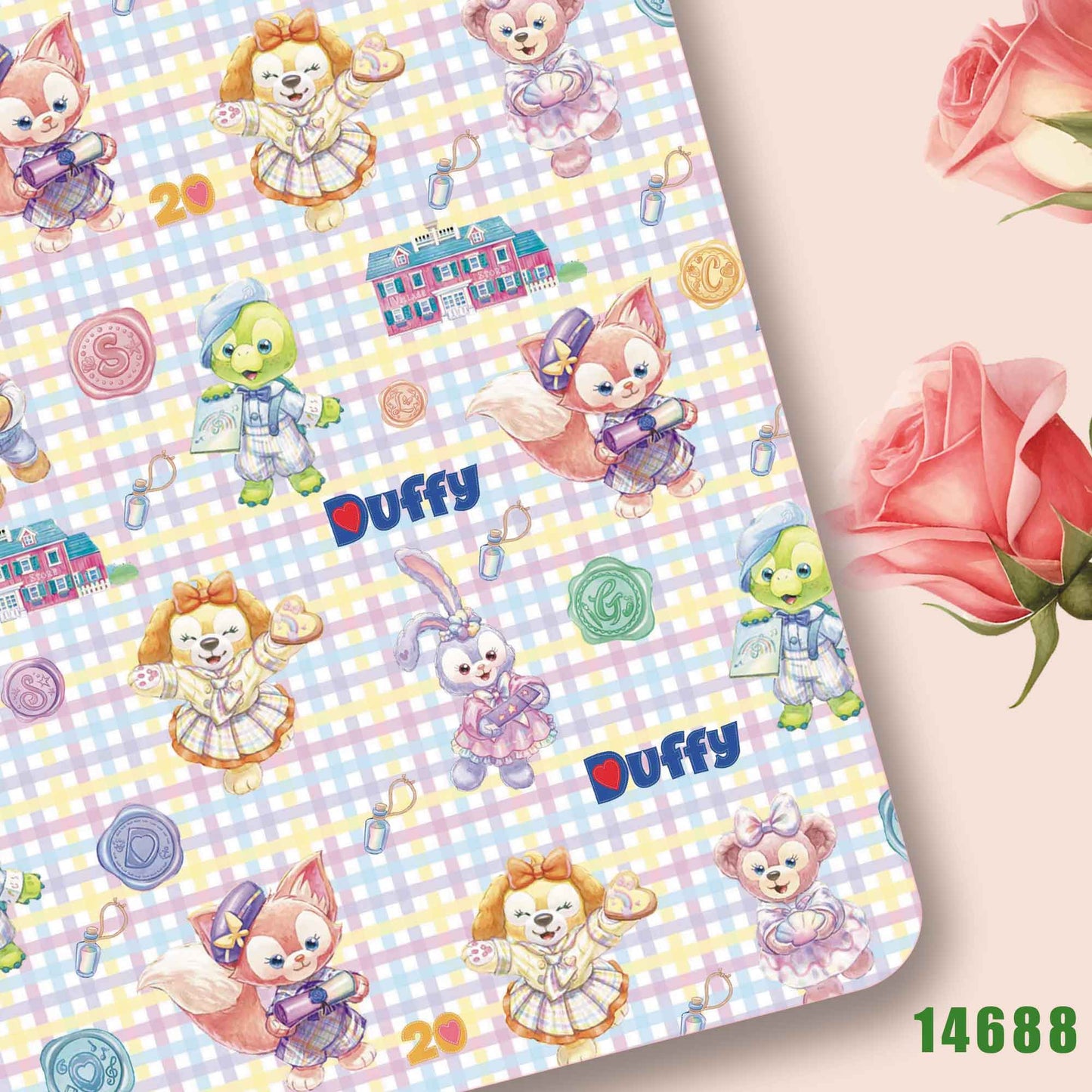 printed fabric 140x50cm14686
