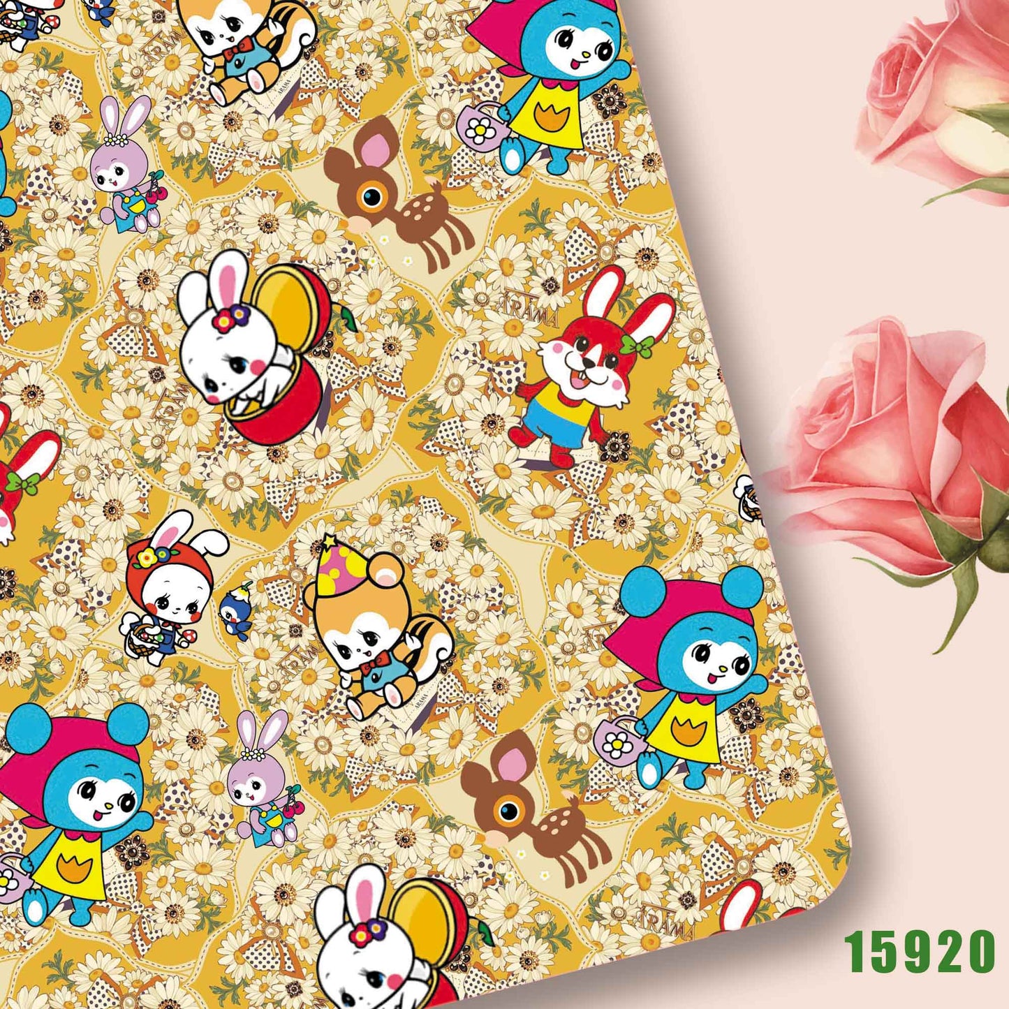 printed fabric 140x50cm15913