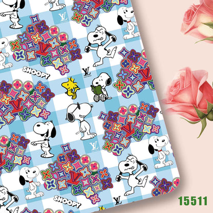 printed fabric 140x50cm15511