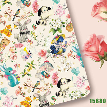 printed fabric 140x50cm15880