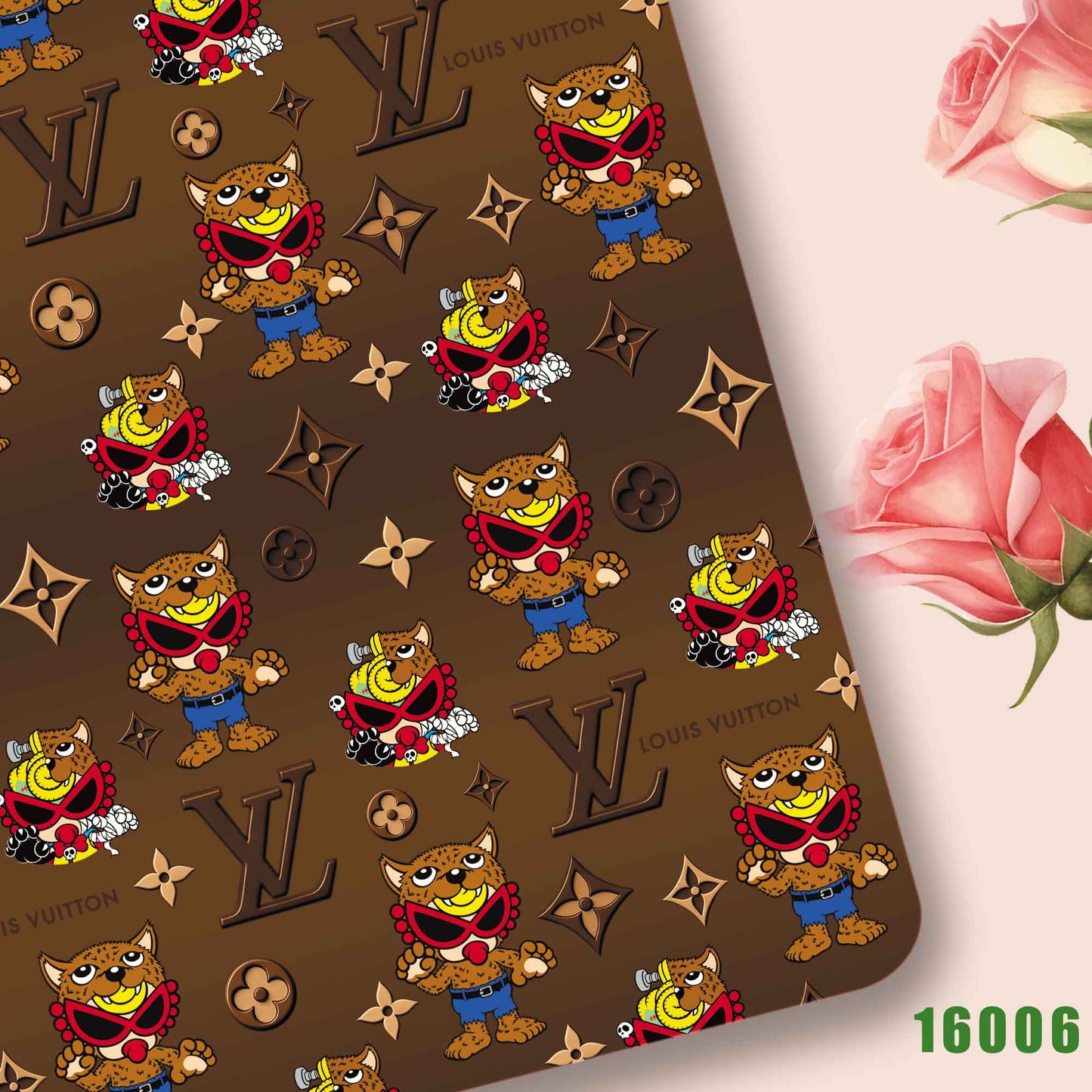 printed fabric 140x50cm16001