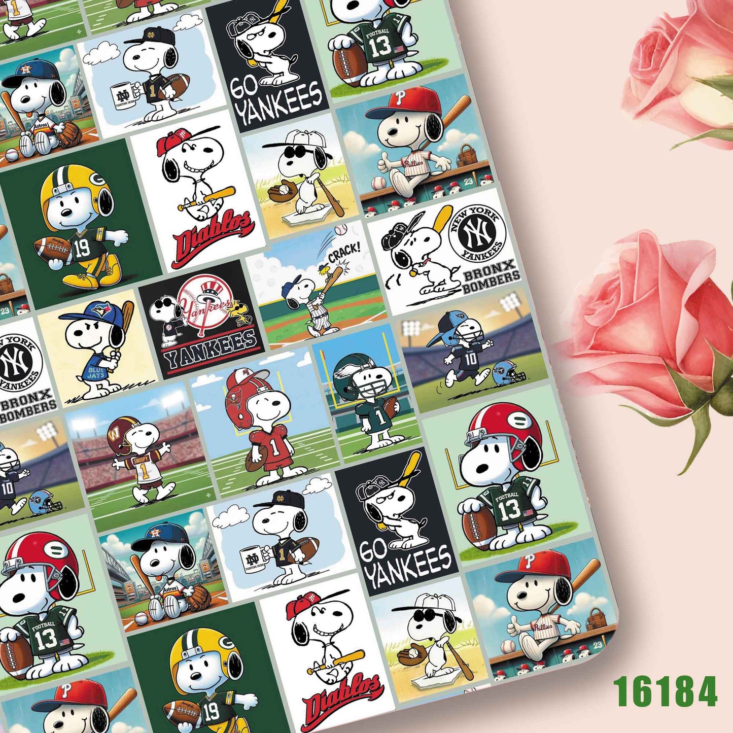 printed fabric 140x50cm16175
