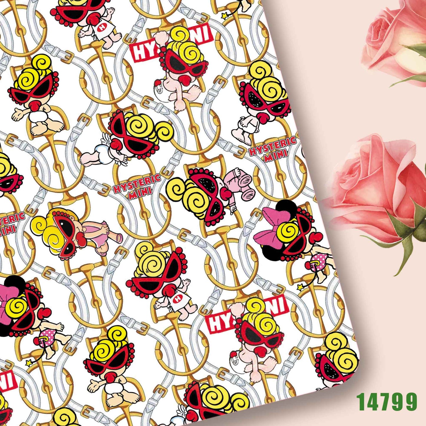 printed fabric 140x50cm14799