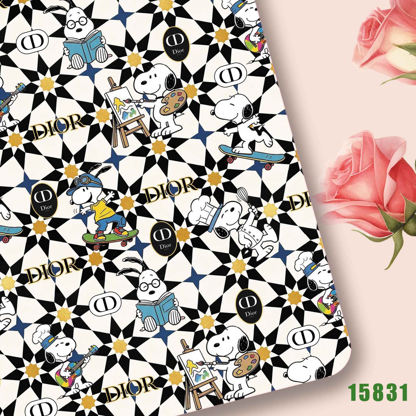 printed fabric 140x50cm15825