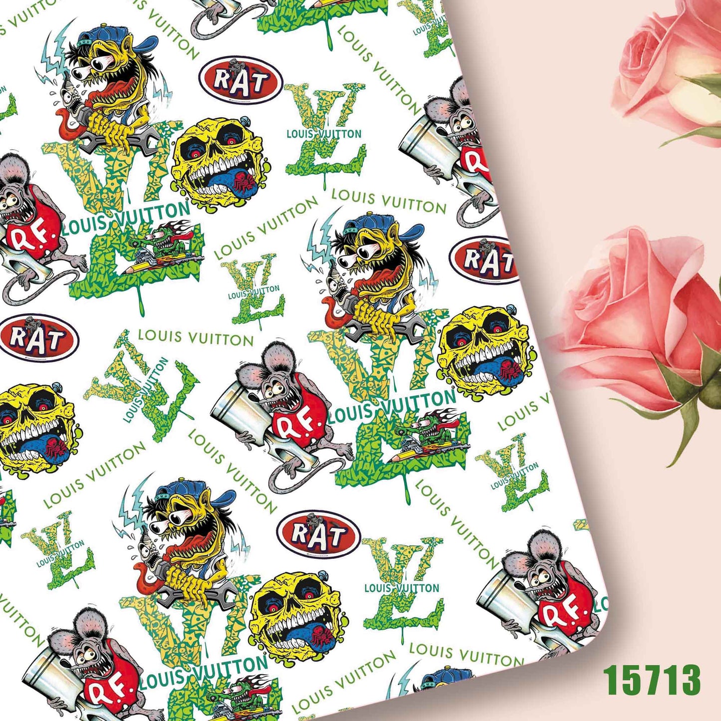 printed fabric 140x50cm15712
