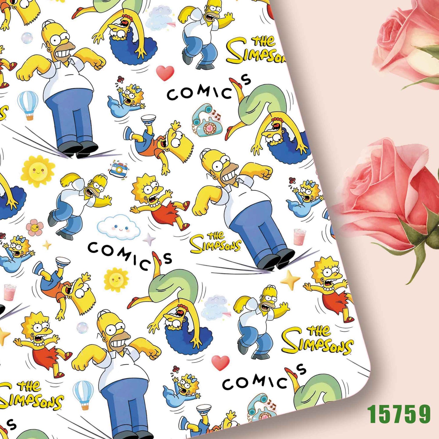 printed fabric 140x50cm15752