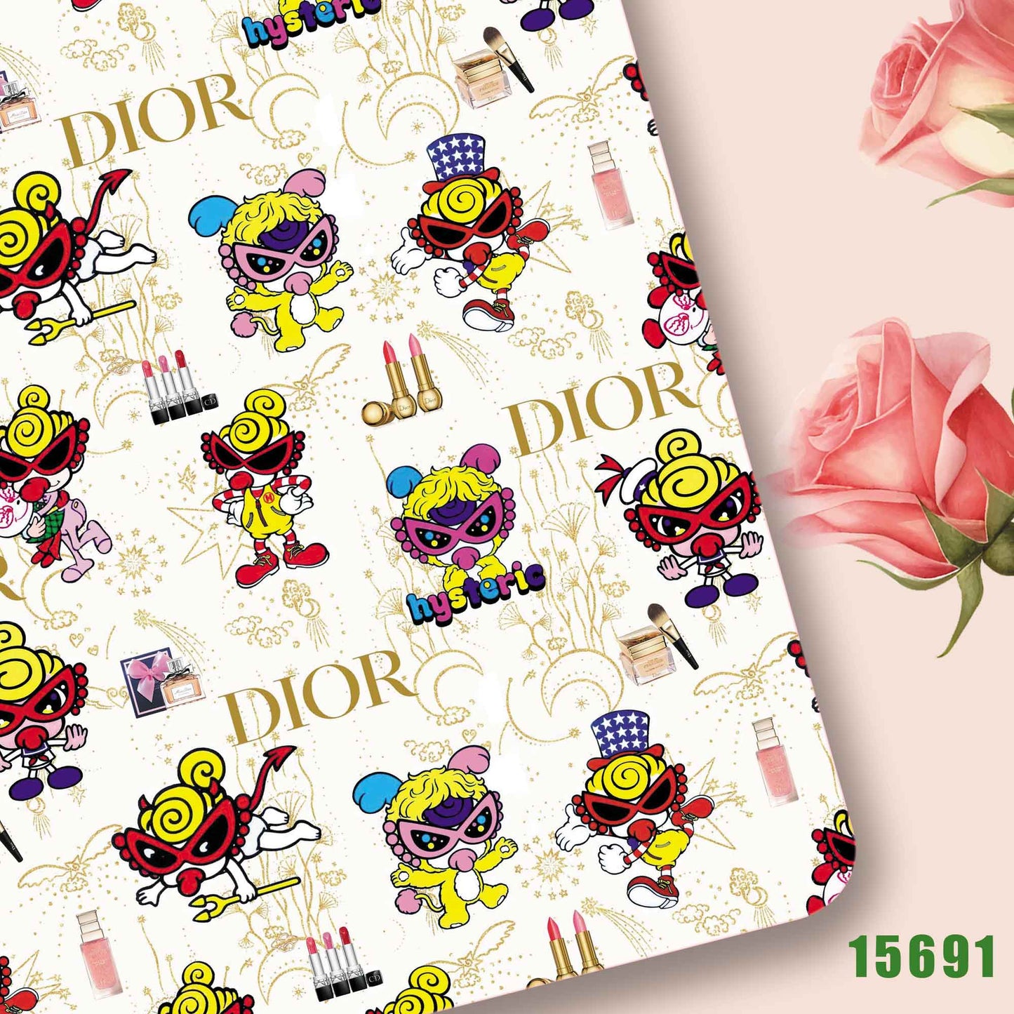 printed fabric 140x50cm15691