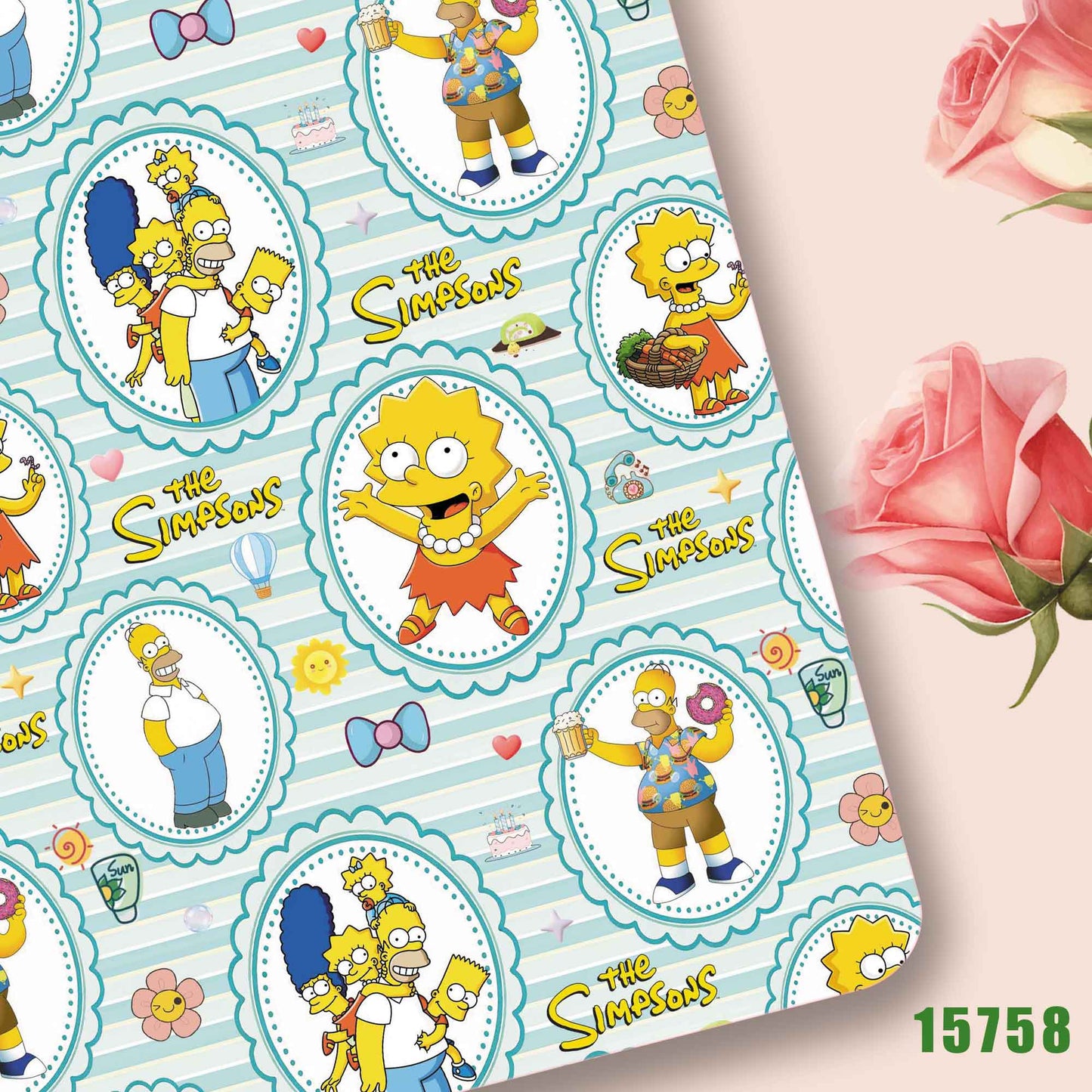 printed fabric 140x50cm15752