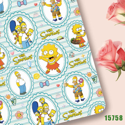 printed fabric 140x50cm15752