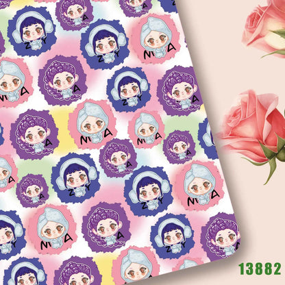 printed Fabric 140*50cm