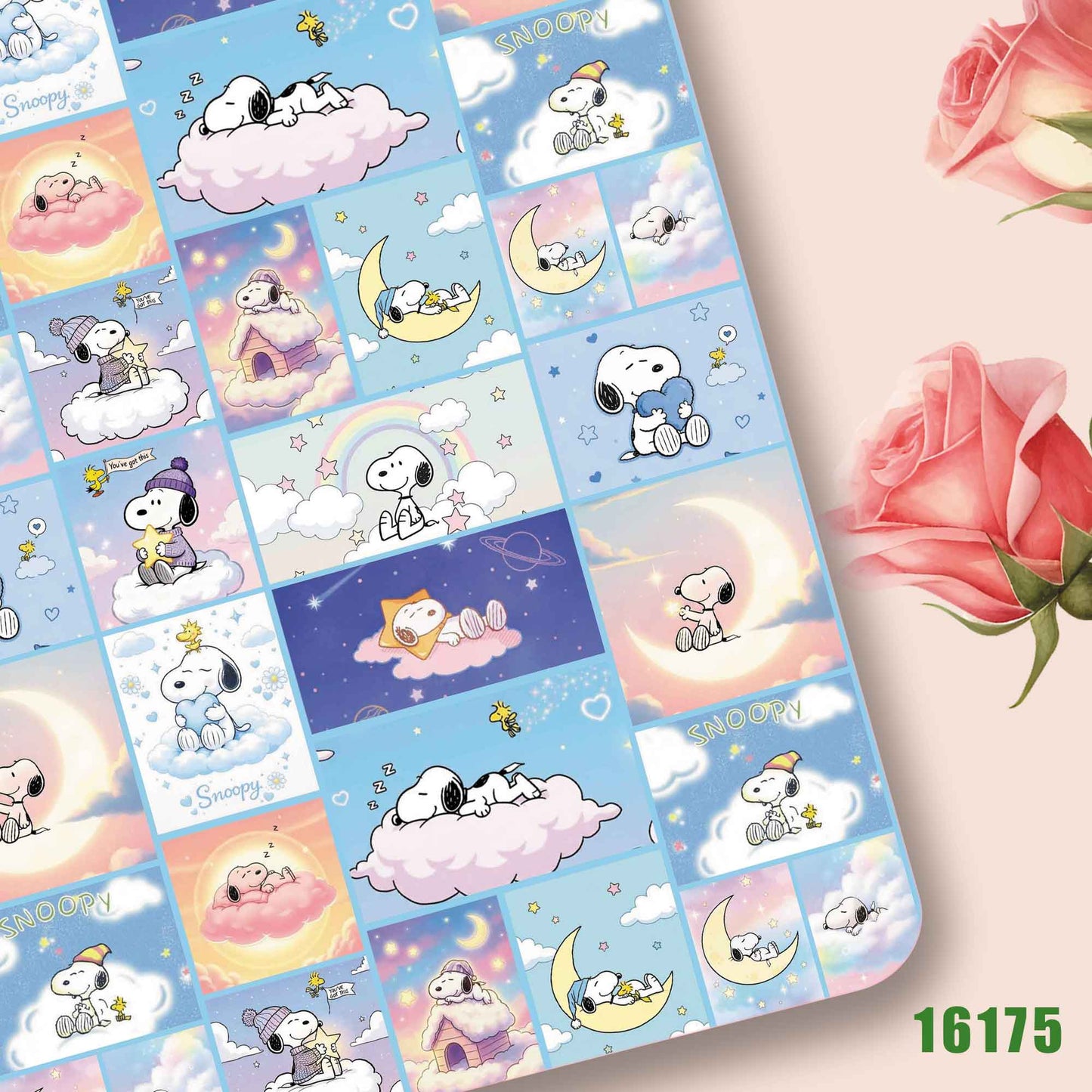 printed fabric 140x50cm16175