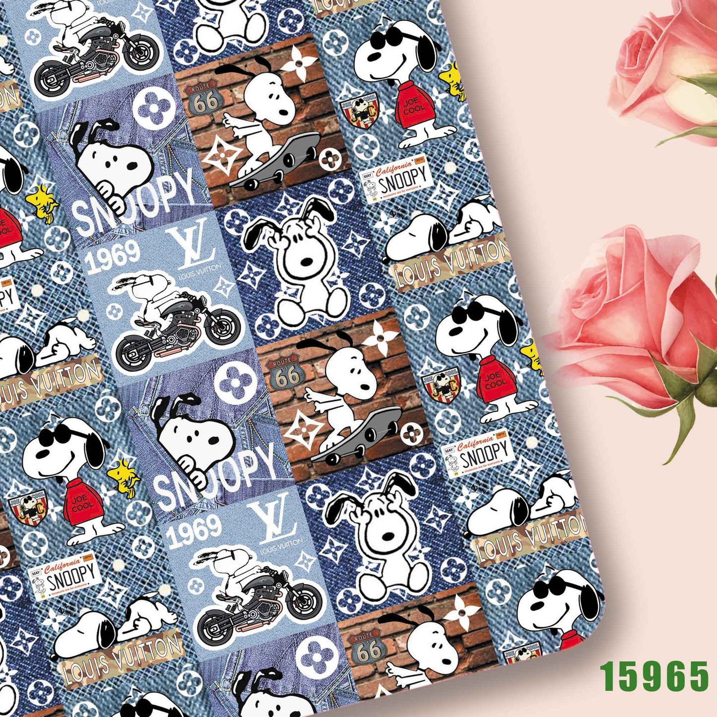 printed fabric 140x50cm15961
