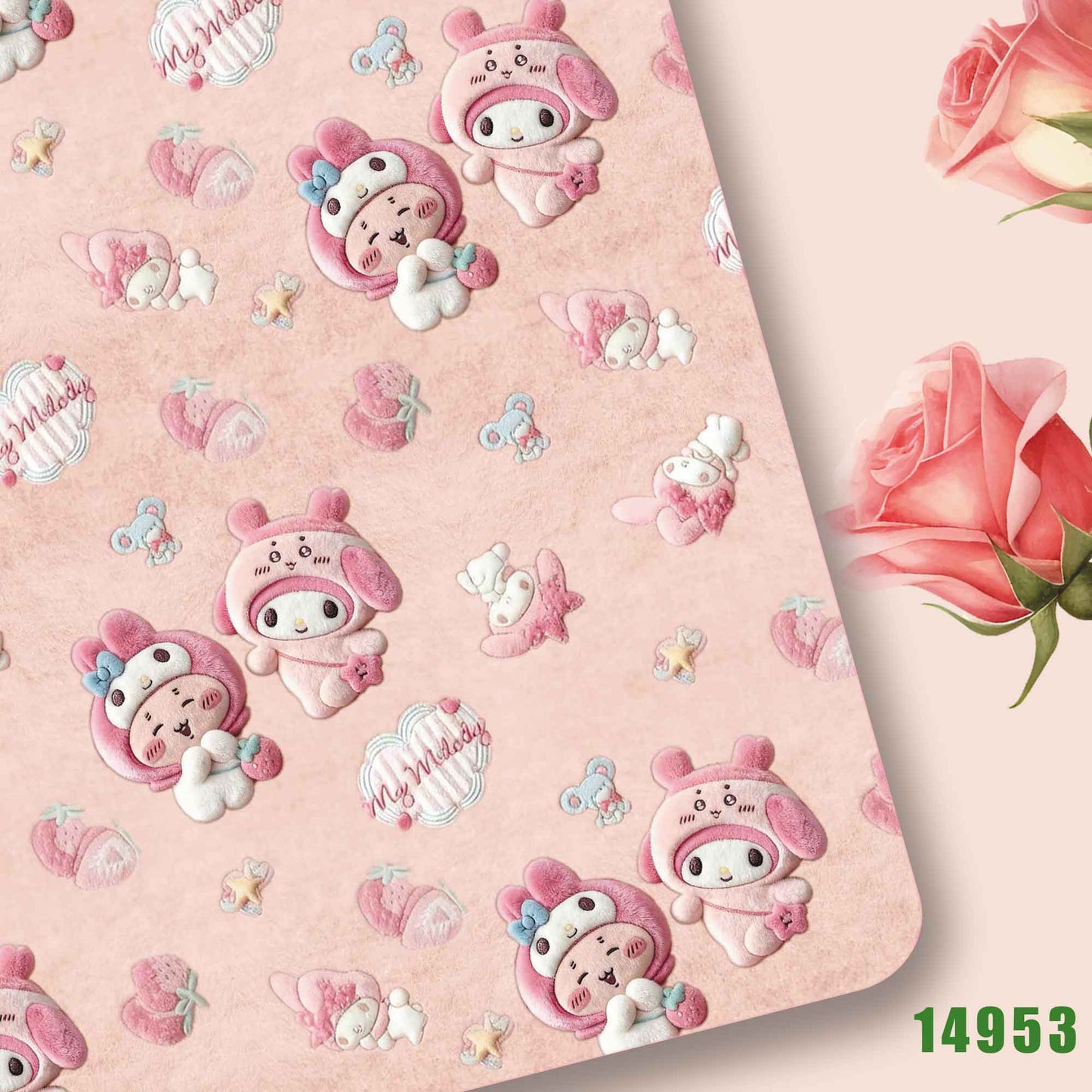 printed fabric 140x50cm14950