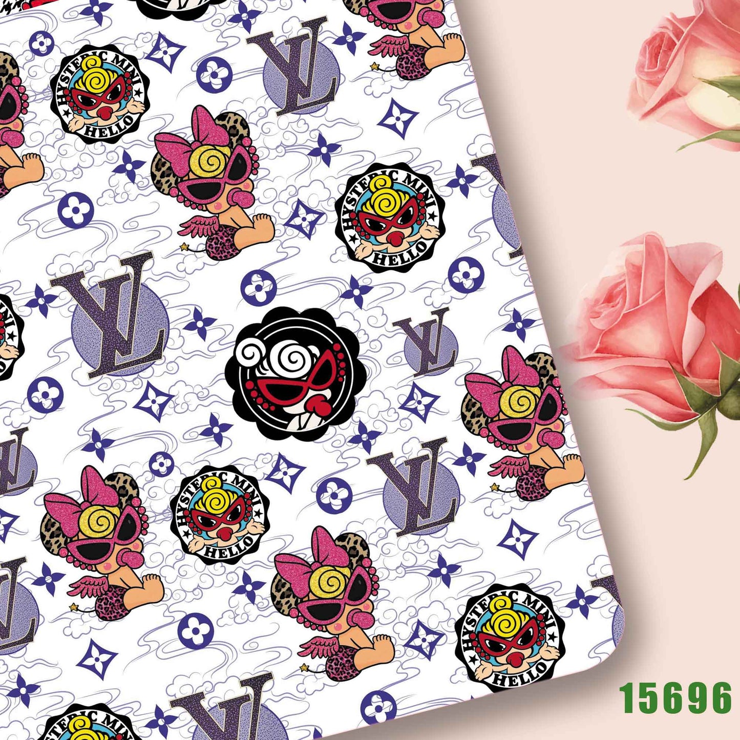 printed fabric 140x50cm15691