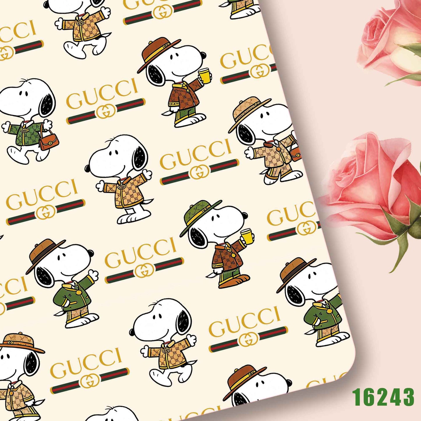 printed fabric 140x50cm16235