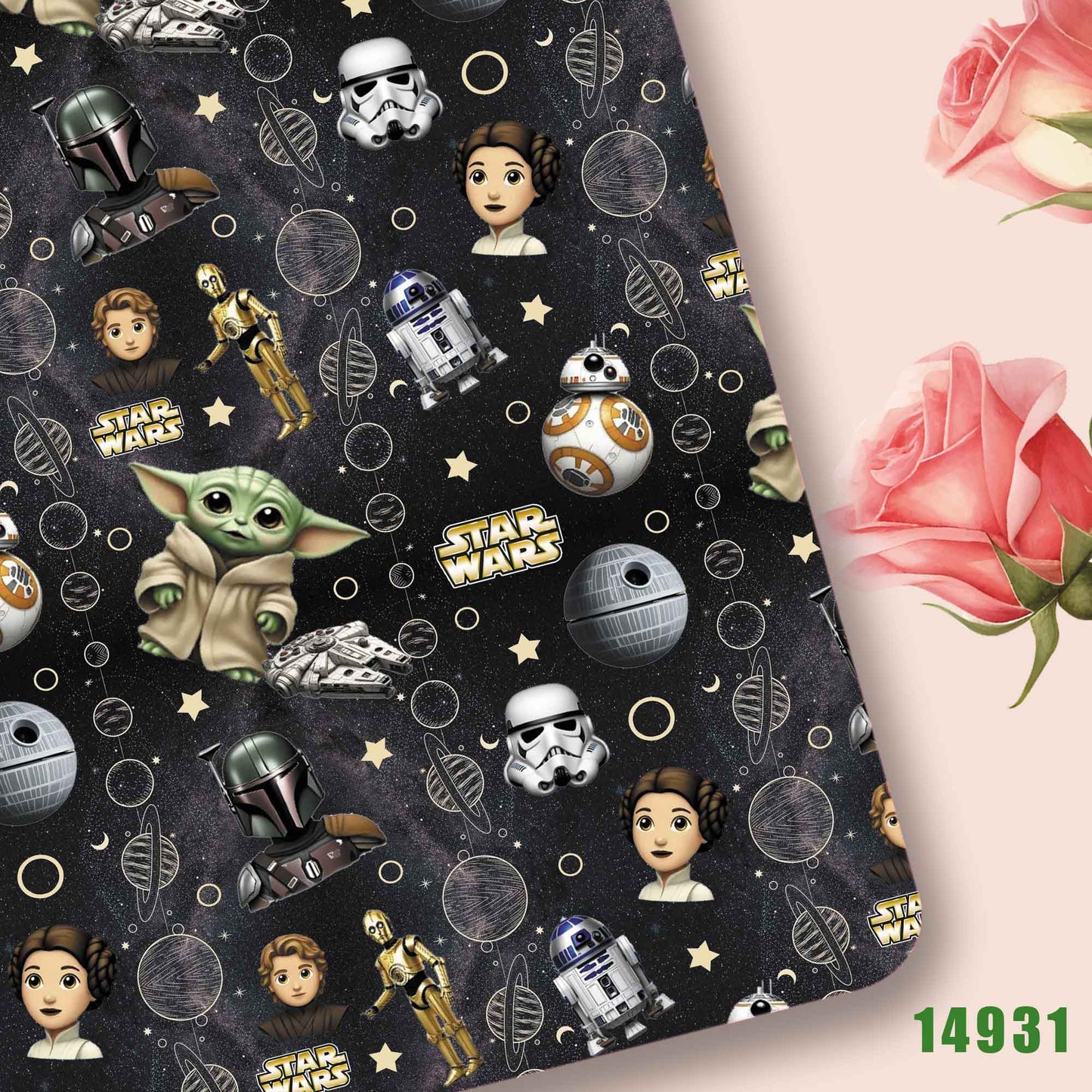 printed fabric 140x50cm14930