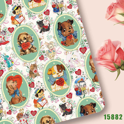 printed fabric 140x50cm15880
