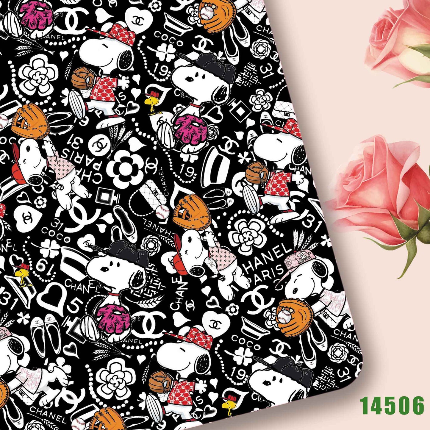 printed fabric 140x50cm14501