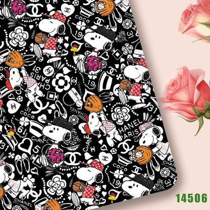 printed fabric 140x50cm14501
