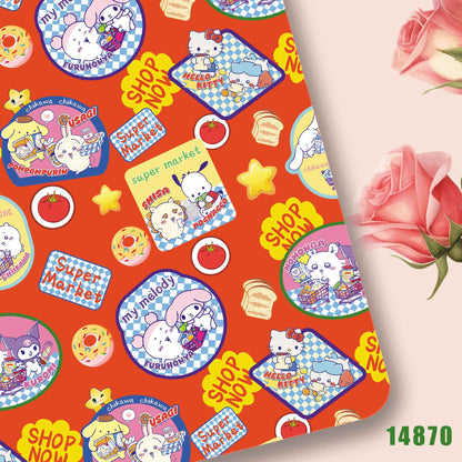 printed fabric 140x50cm14829