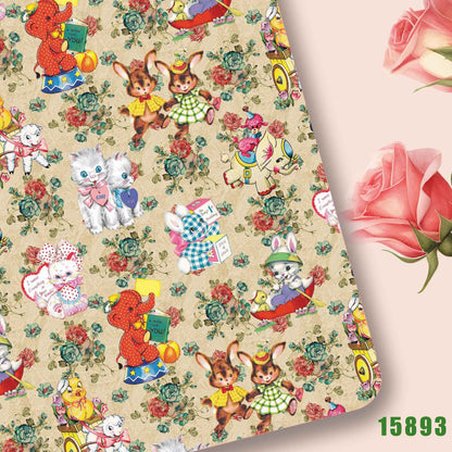 printed fabric 140x50cm15890