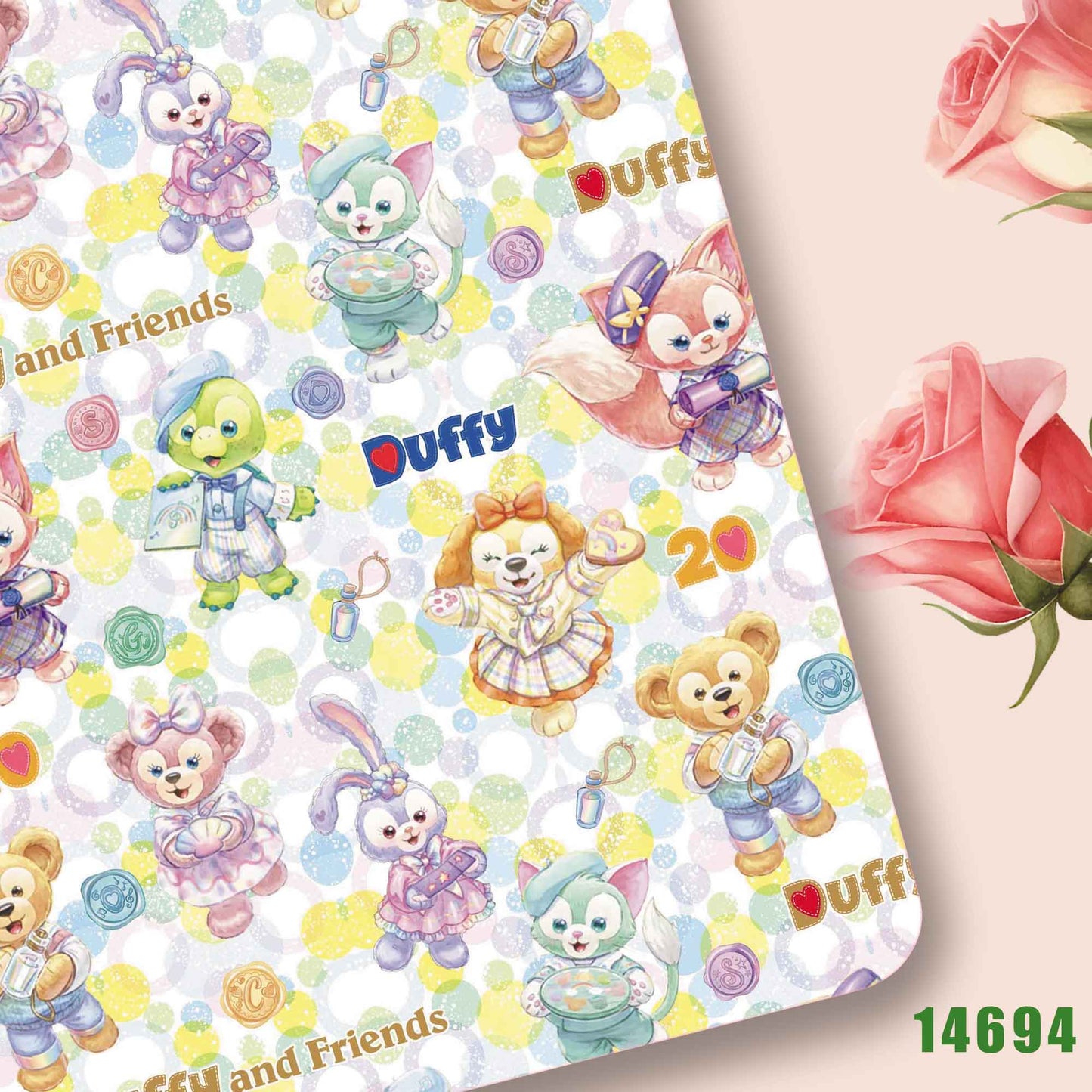 printed fabric 140x50cm14686