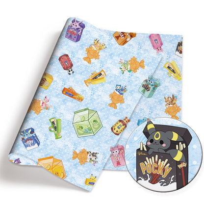 printed fabric 140x50cm