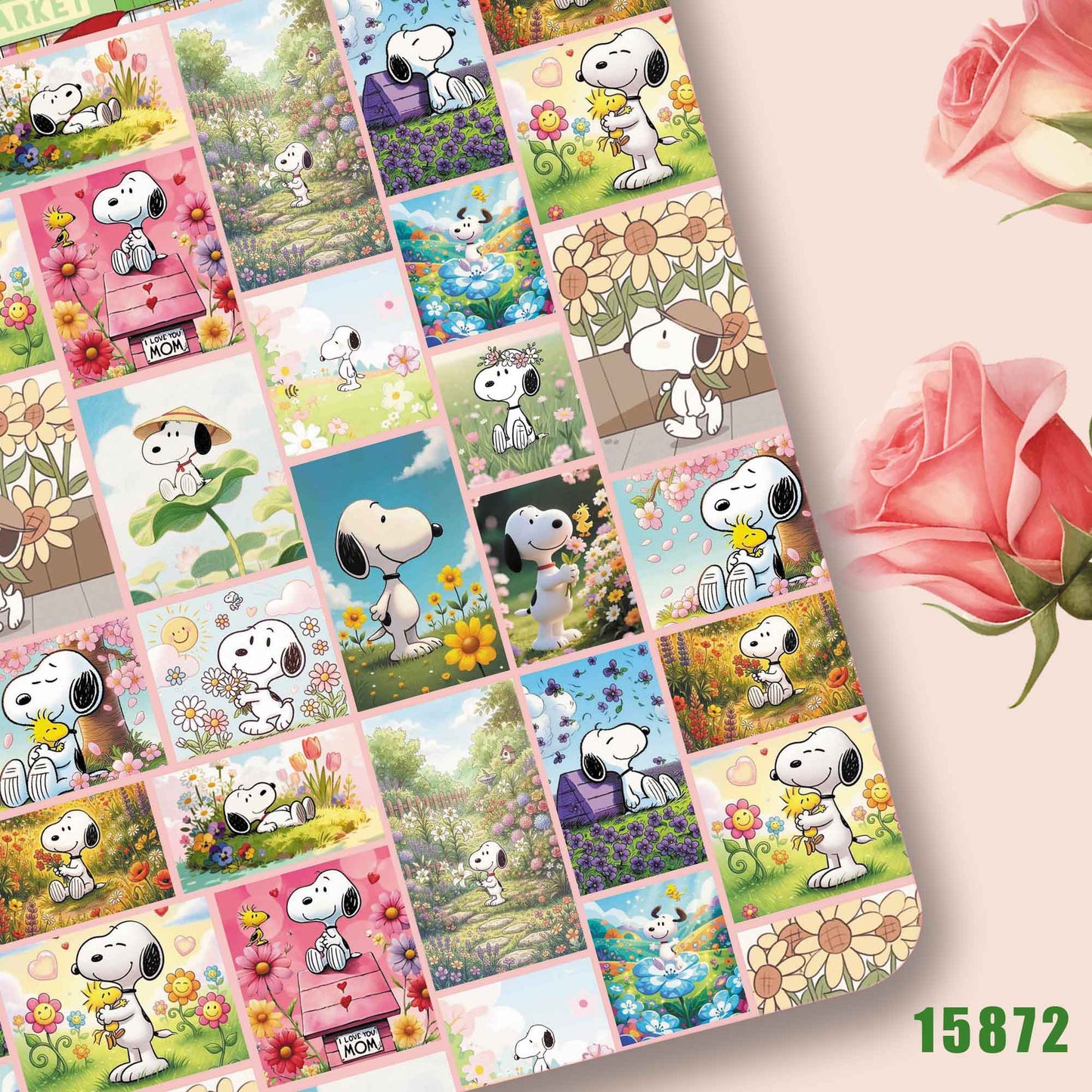 printed fabric 140x50cm15870