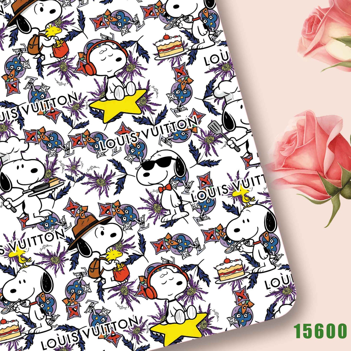 printed fabric 140x50cm15591