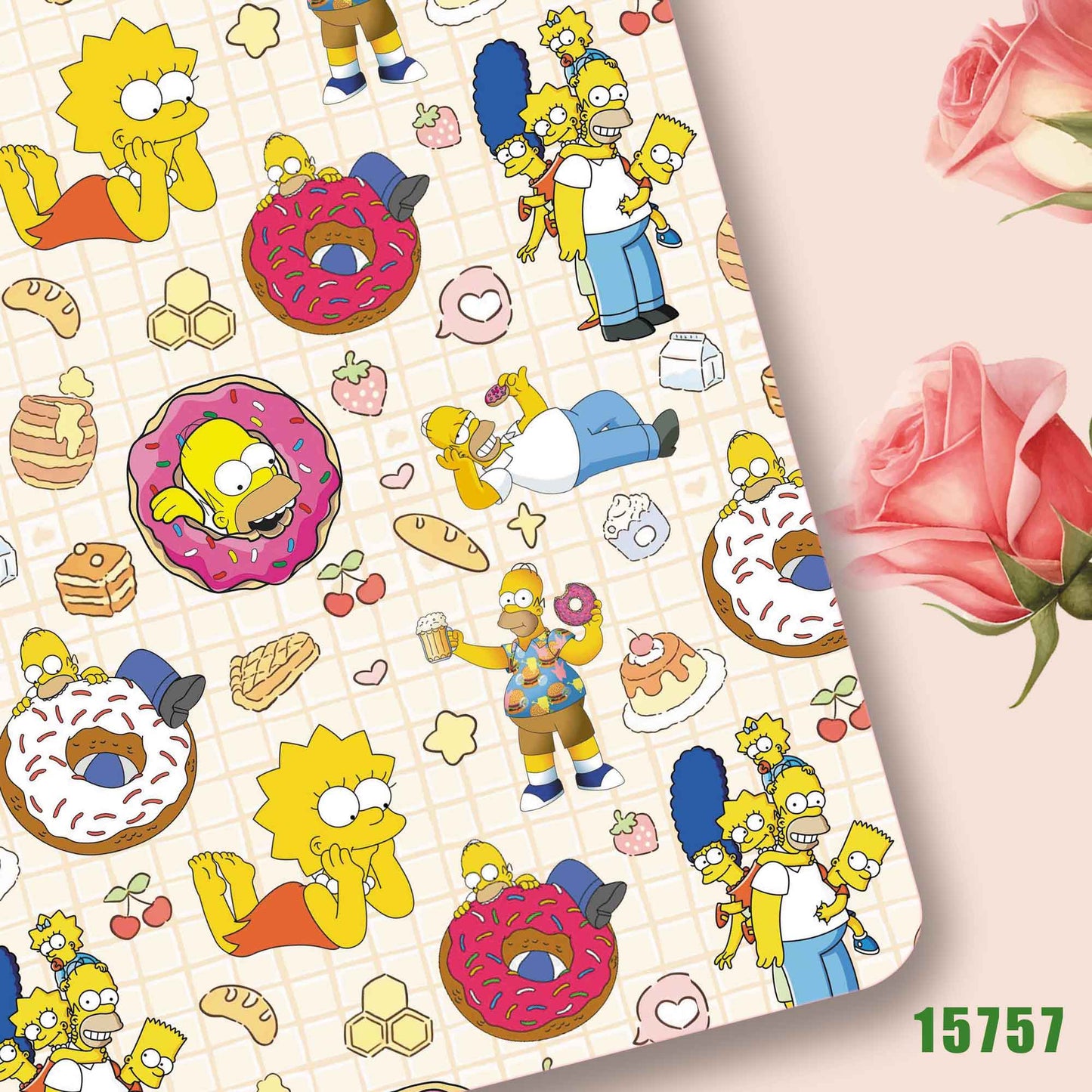 printed fabric 140x50cm15752