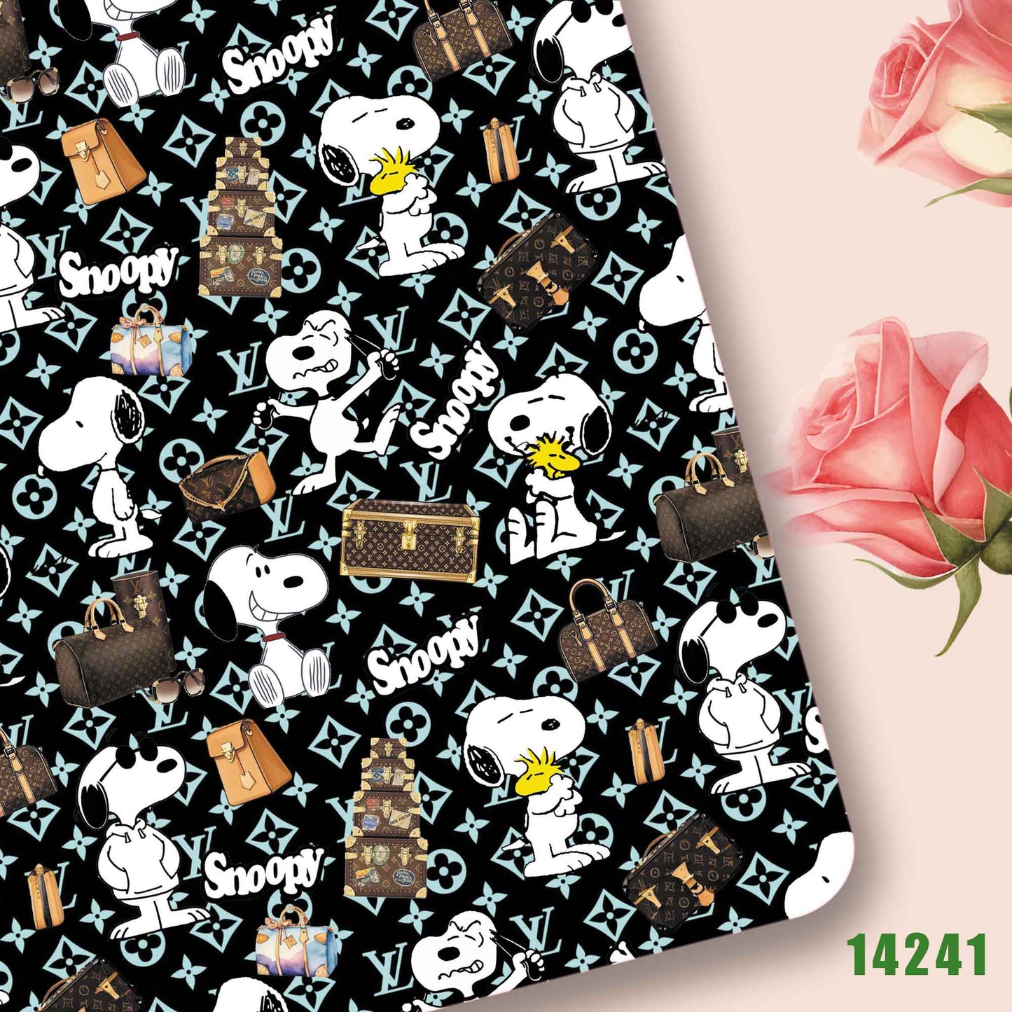 printed fabric 140x50cm14232